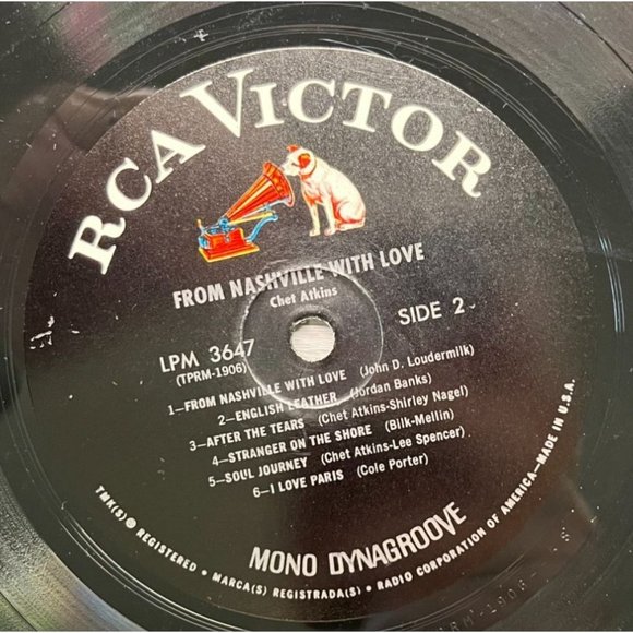 Chet Atkins From Nashville with Love Country Vinyl LP RCA LPM-3647 In Shrink - Picture 3 of 6